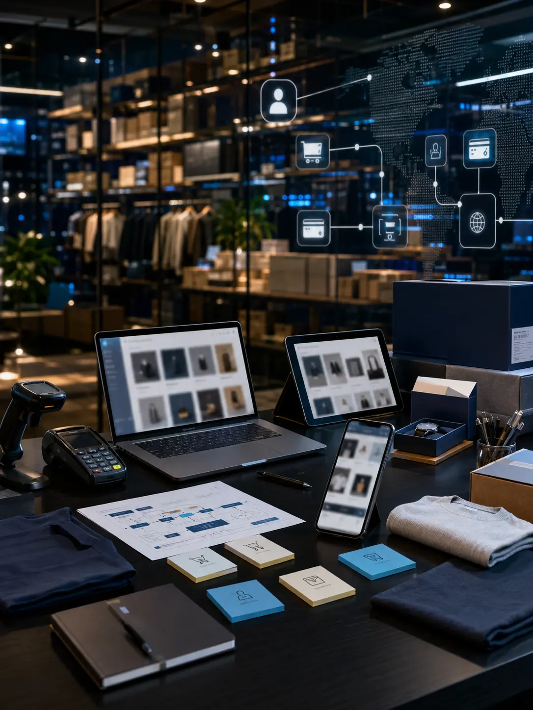 eCommerce delivery model and online store development