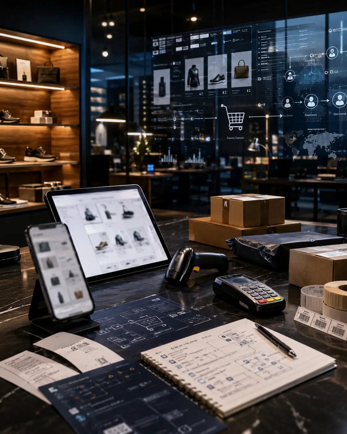 E-commerce website development and online shopping experience