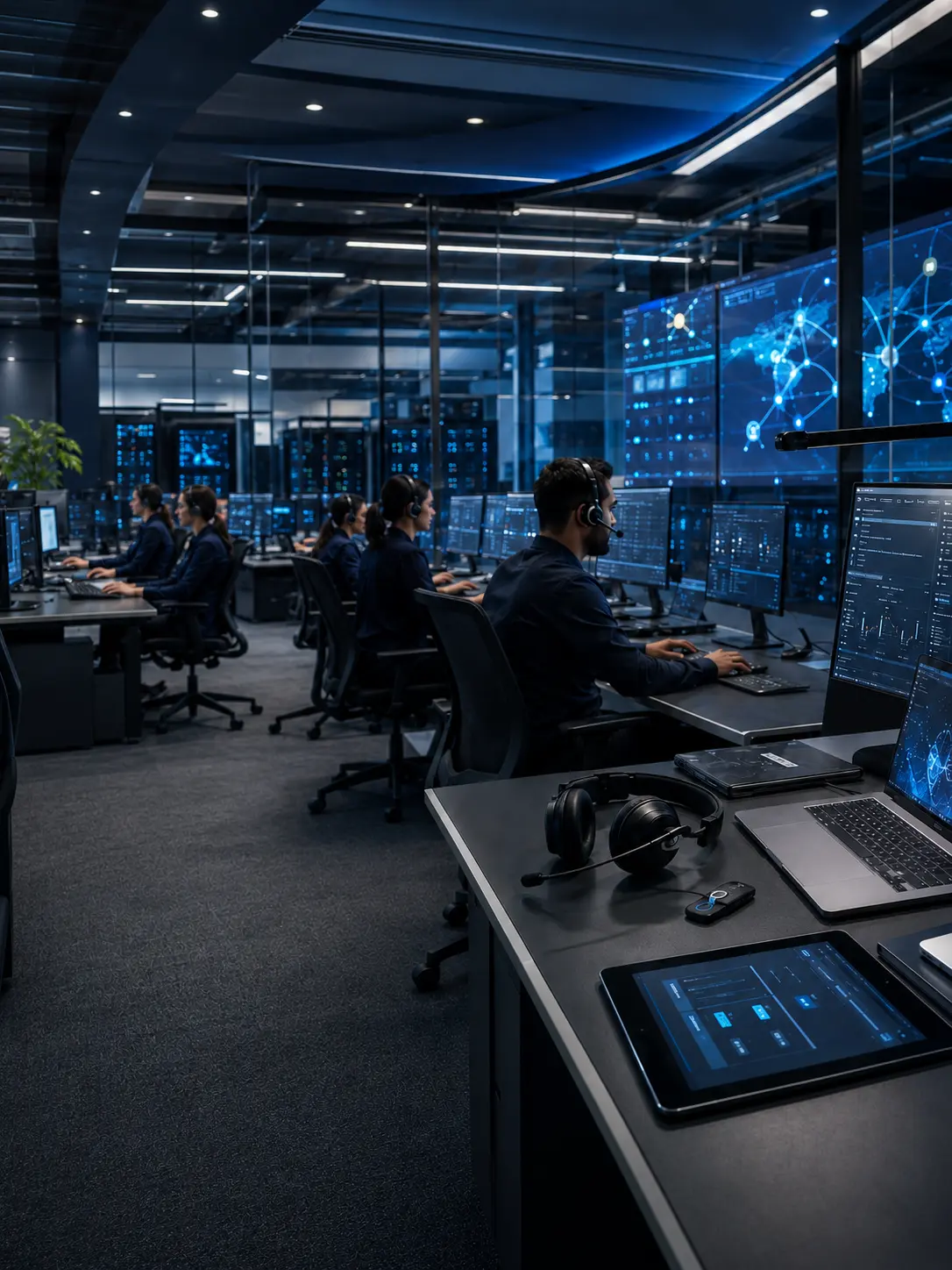 IT service desk and helpdesk support team
