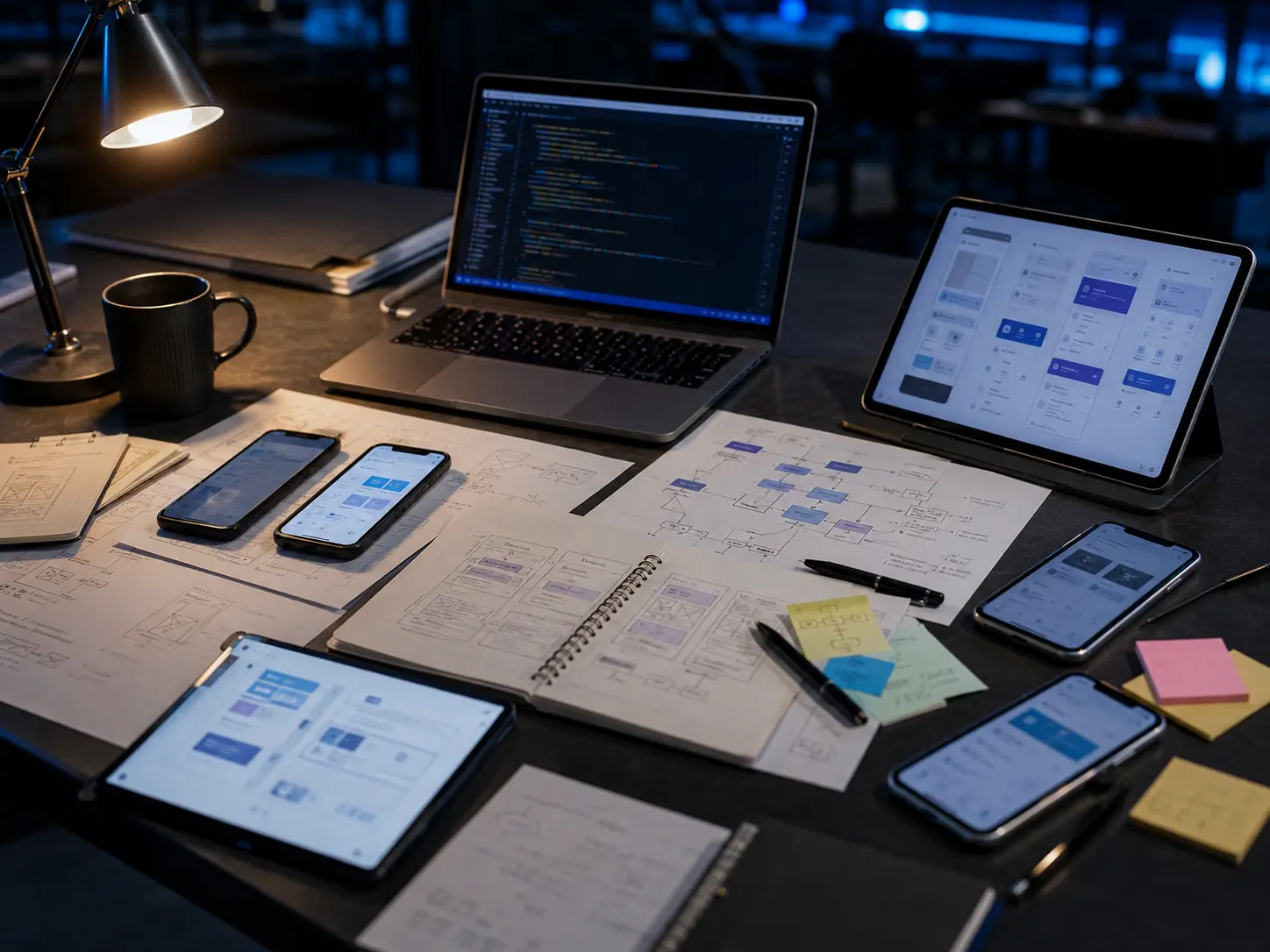 Mobile app UI planning