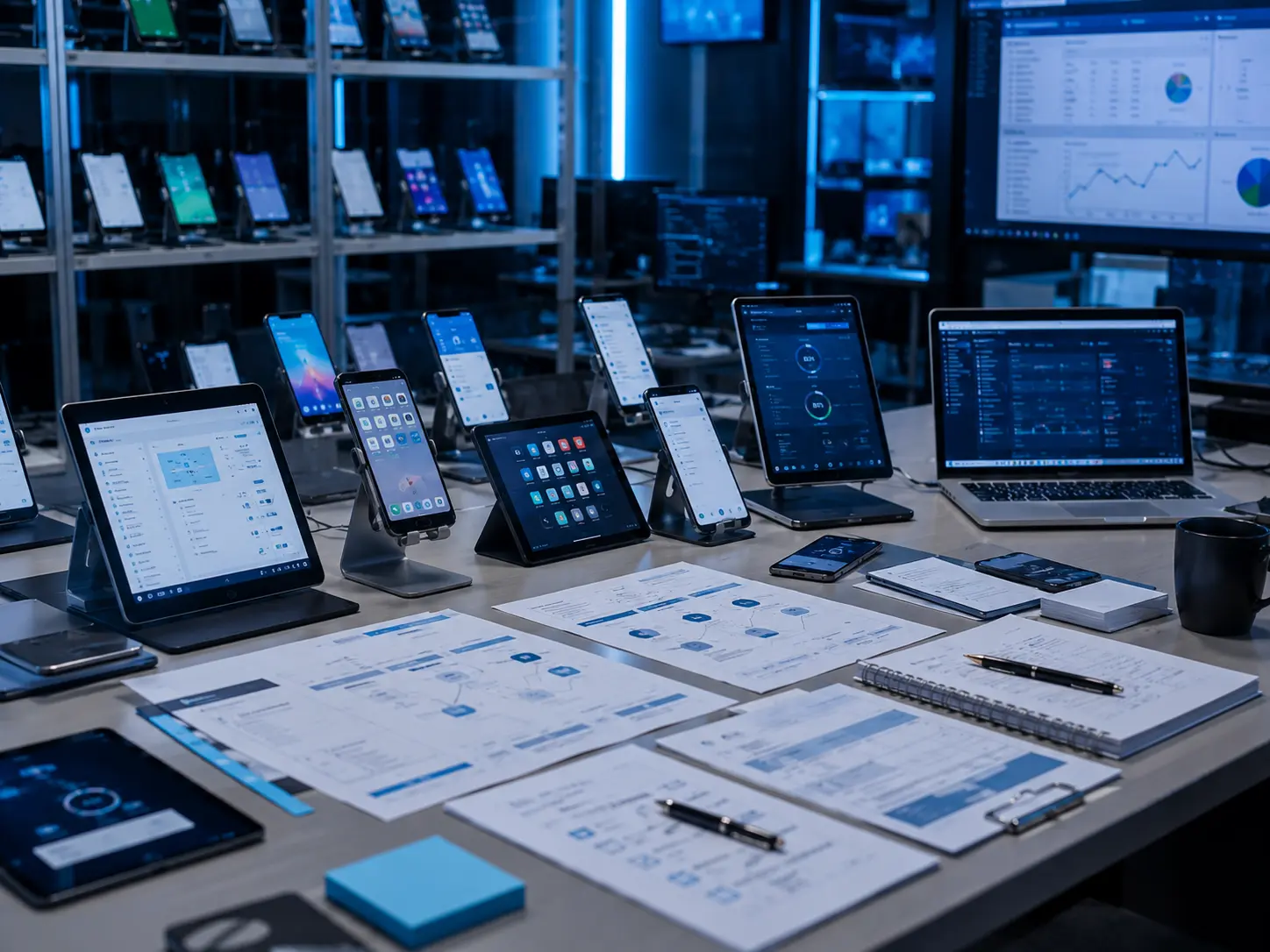Mobile app launch and testing