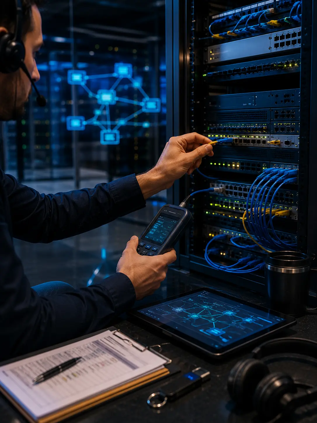 Network support delivery model