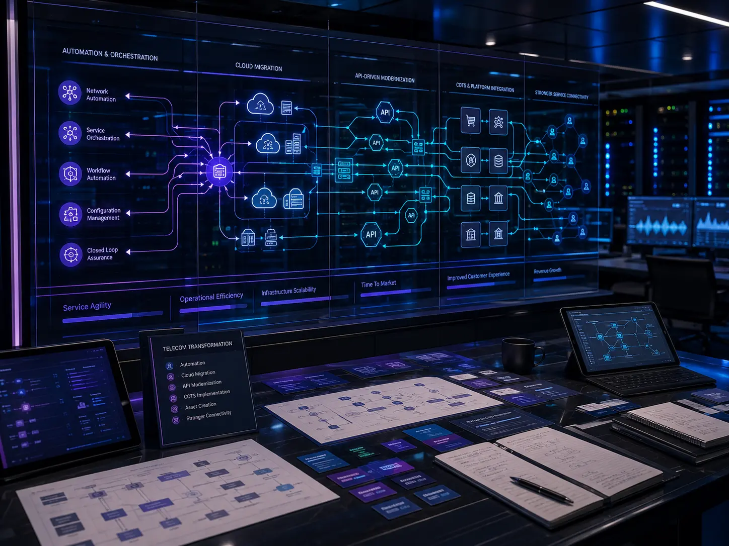 Telecom digital transformation technology